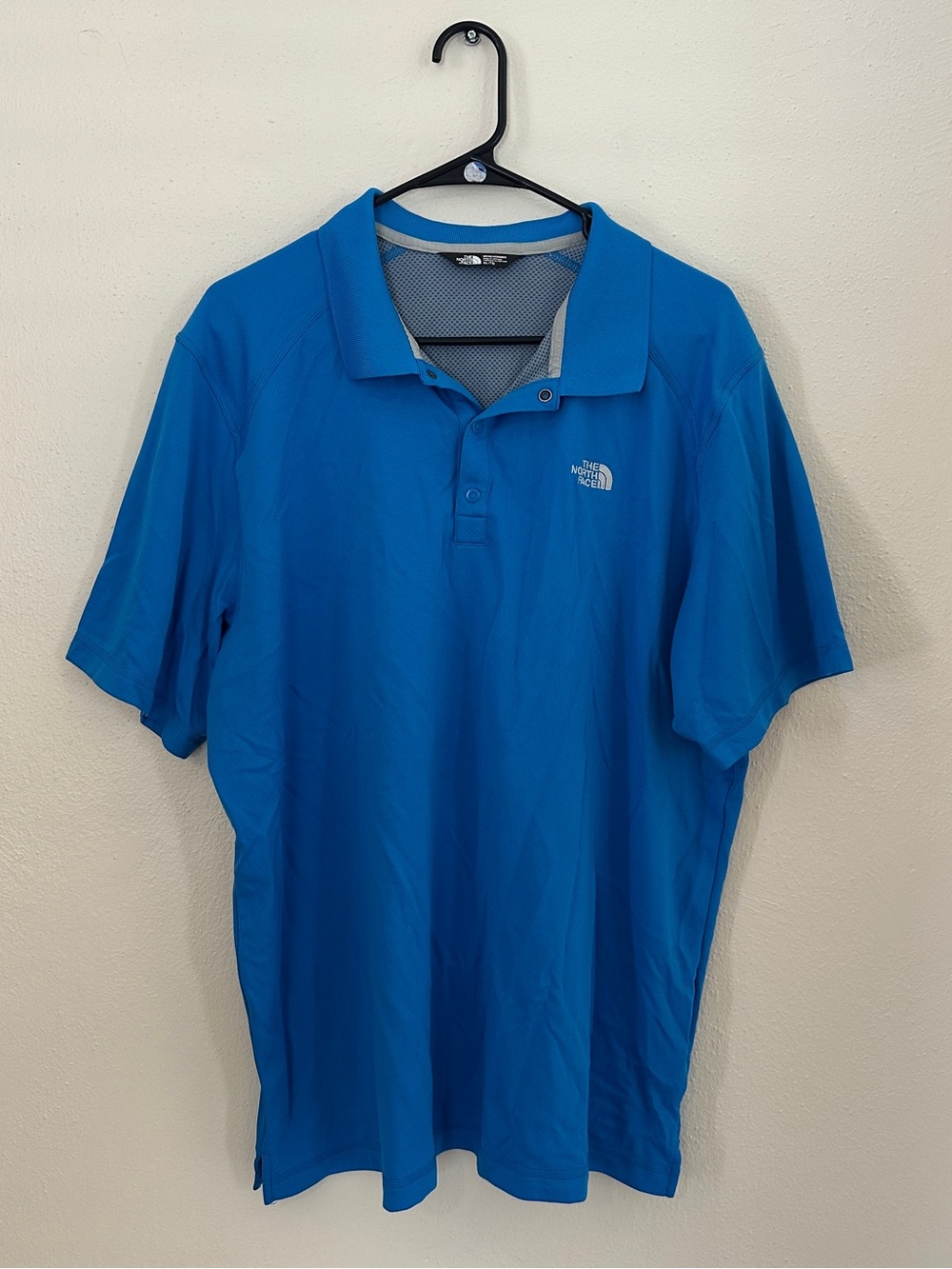 The North Face Men’s Ocean Blue Short-Sleeve Polo